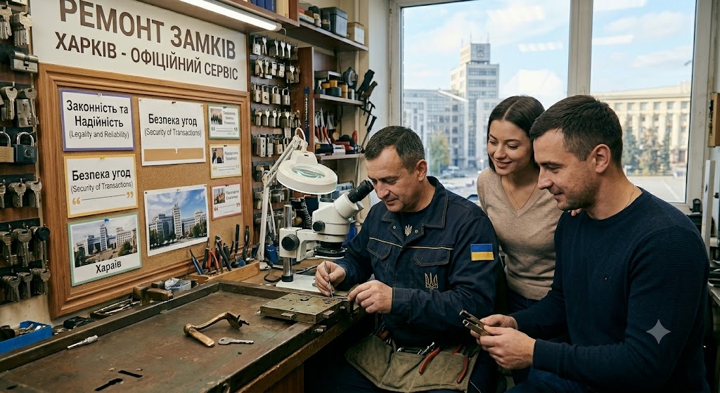 Ремонт та аварійне відкриття замків у Харкові (червень 2026)